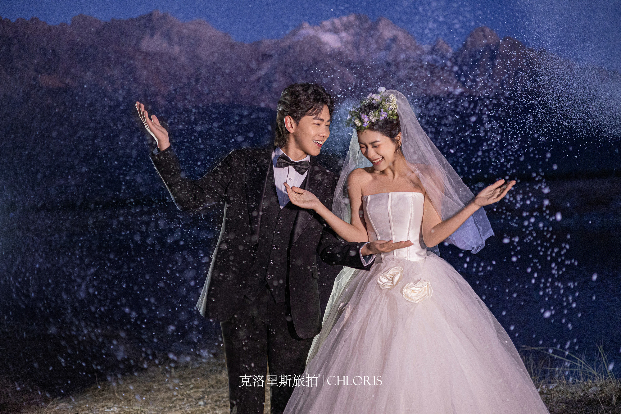 日照金山婚纱照7