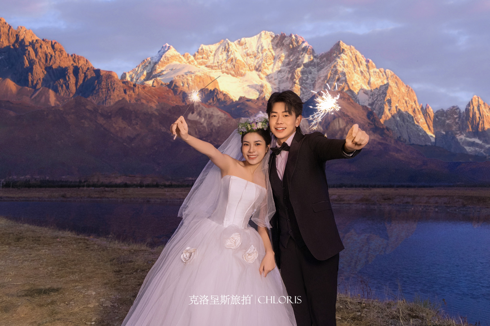 日照金山婚纱照2